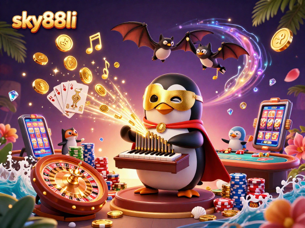 Experience thrilling gameplay at sky88li with captivating characters and dynamic casino elements.