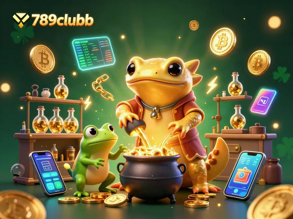 Join the excitement at 789clubb with vibrant casino elements and magical characters!