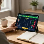 Khoảnh khắc thú vị khi sử dụng ứng dụng Link 12bet để cá cược trực tiếp trong một văn phòng tại nhà thoải mái.