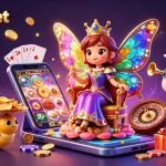 Experience the magic of ku88bet with this ultra-detailed 3D casino scene filled with gaming elements.