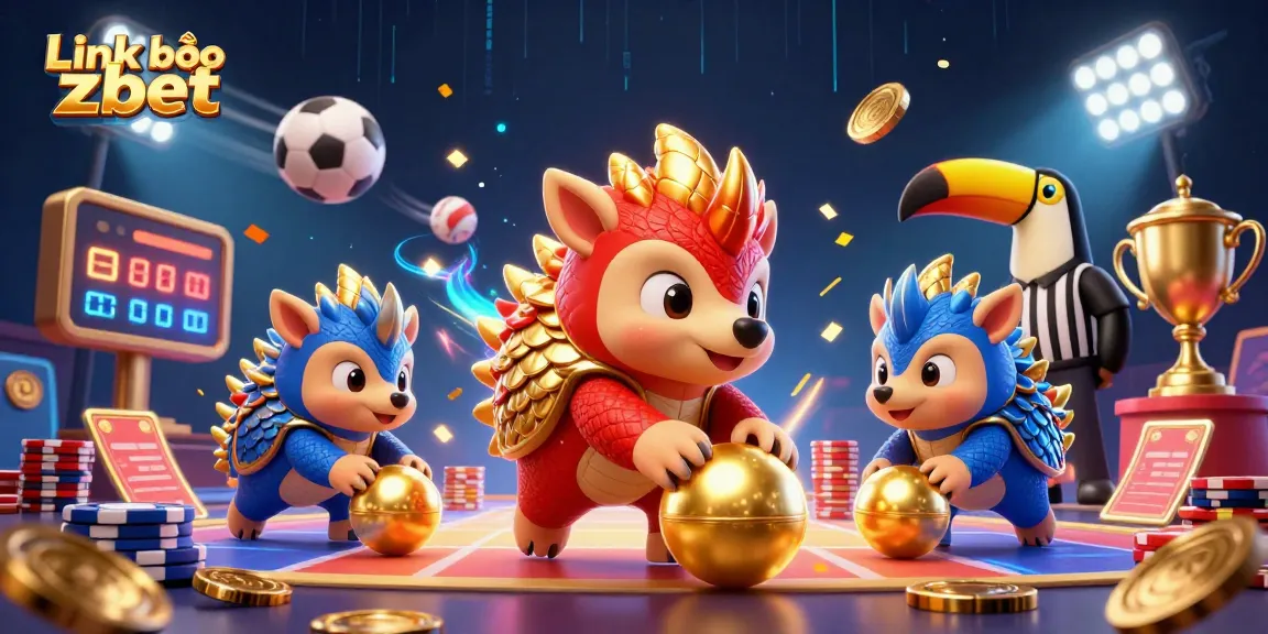 Engage with Link vào zbet as rival pangolins compete dynamically in casino-themed excitement.