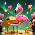 Experience the thrill of Đăng nhập 68WIN with vibrant casino characters in a dynamic setting.