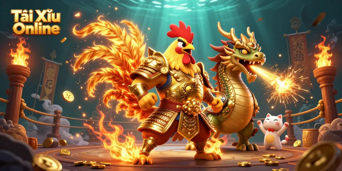 Experience the thrill of Tài Xỉu Online with vibrant characters and dynamic gaming elements.