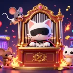 Experience thrilling gameplay at Luckywin with vibrant characters and casino elements in action.