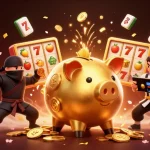 Experience the thrilling vibe of 11WIN with a dynamic 3D casino illustration showcasing action-packed gambling elements.